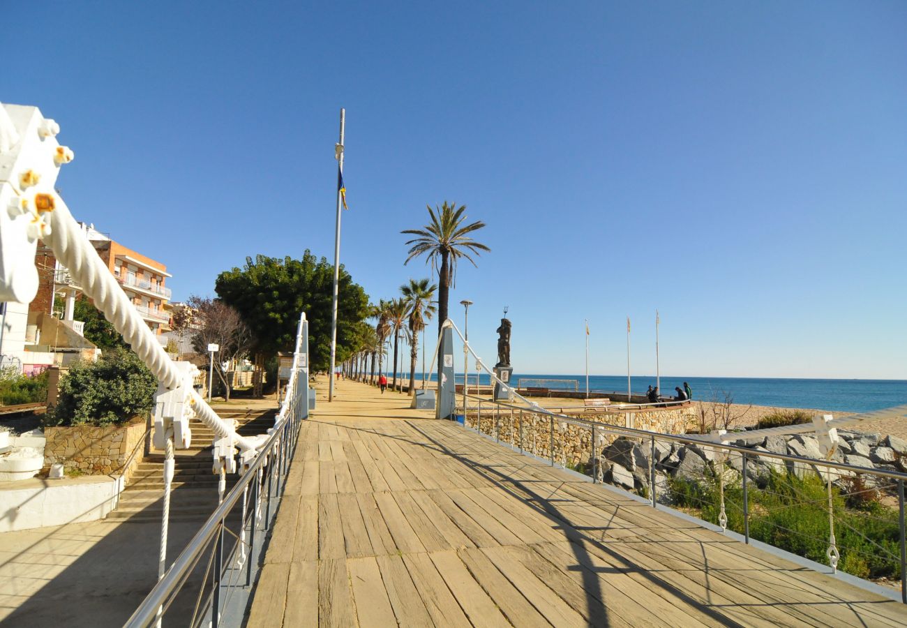 Apartament en Canet de Mar - HomeHolidaysRentals Palm Beach - Costa Barcelon